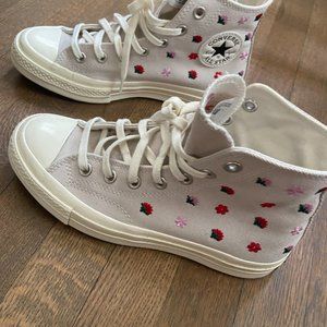Converse Chuck 70 Floral Embroidery High Top Sneaker